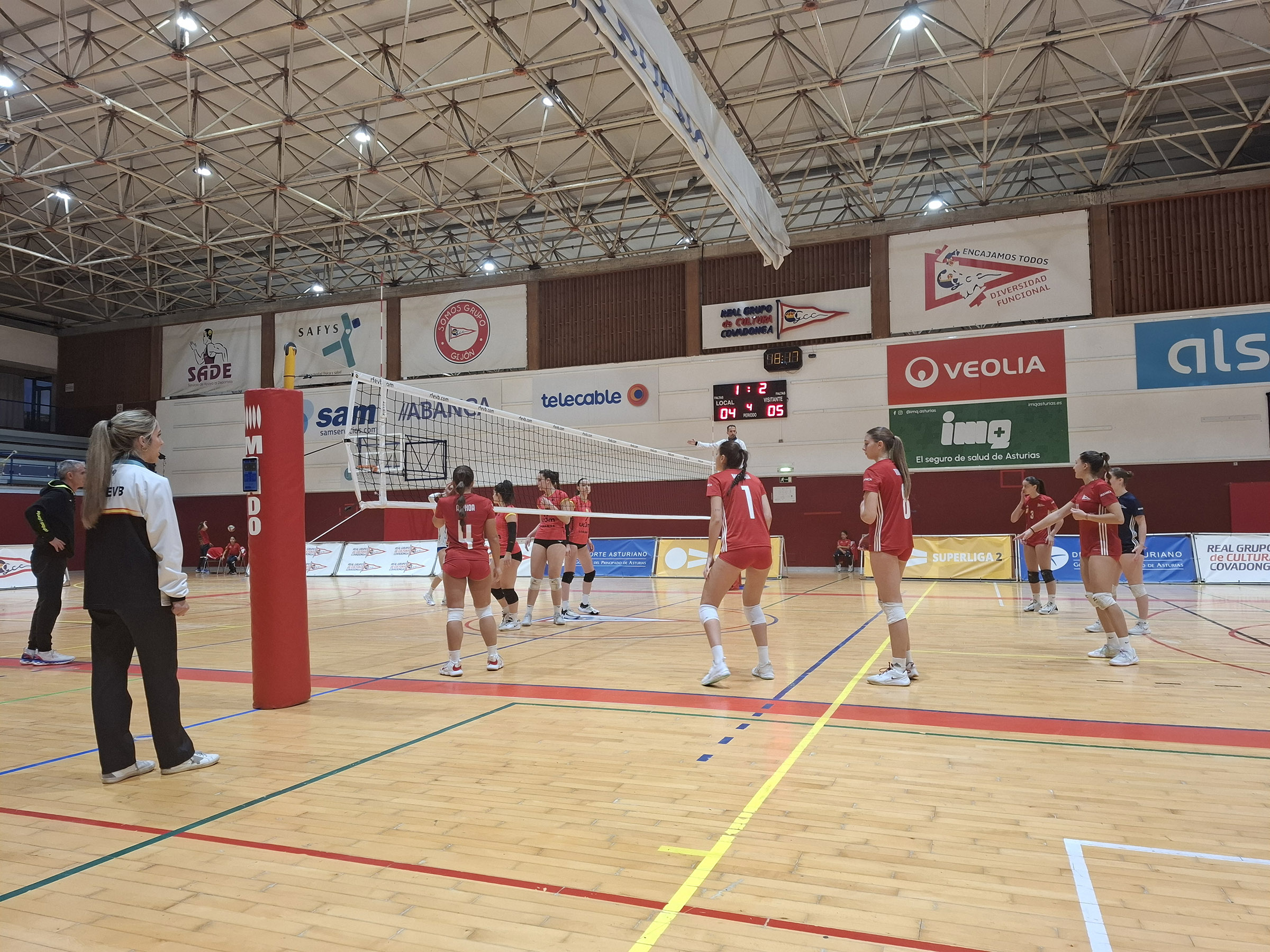 UC3M Voleibol Leganés supera a RGC Covadonga en un emocionante duelo