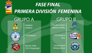 Primera Femenina conoce los equipos que conforman los dos grupos para la Fase Final