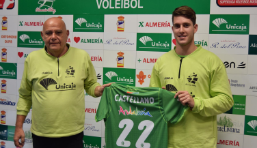 José María Castellano, presentado como nuevo fichaje de Unicaja Almería