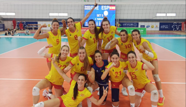 Las Leonas del Vóley logran su billete a semifinales de los #JMOrán2022 tras derrotar a Grecia