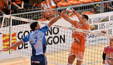Grupo Herce Soria se impone a Pamesa Teruel Voleibol pese a la reacción final