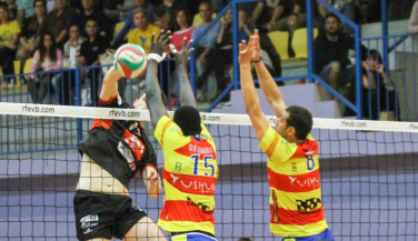Ushuaïa Ibiza Vóley pelea pero no logra alargar la serie ante CAI Voleibol Teruel