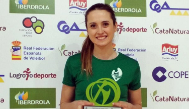 Nicole Edelman (Minis Arluy VB Logroño): Recibir este MVP Iberdrola ha sido una gran sorpresa