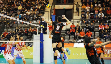 CAI Voleibol Teruel planta cara a AS Cannes pese a perder 3-1