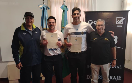 Matrícula de honor para José Manuel Cherino y Aday González en el curso de arbitraje internacional