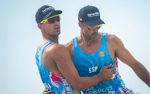 Huerta y Gavira se despiden del Elite16 de Newport Beach tras caer en la fase de grupos